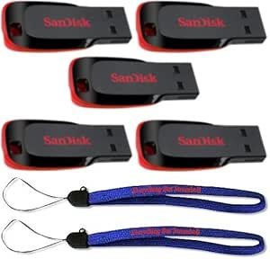 SanDisk Cruzer Blade 32GB USB 2.0 Flash Drive Review 5 Pack Bundle