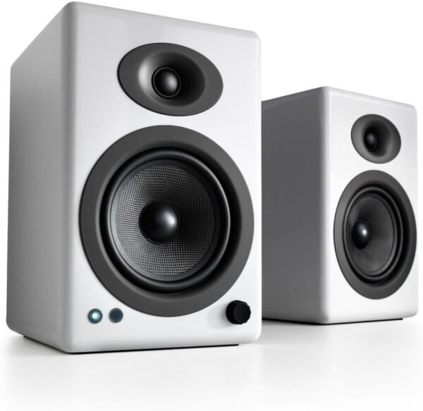 Audioengine A5+ Powered Bookshelf Speakers review Premium Sound for Music, Gaming, and Home Theater