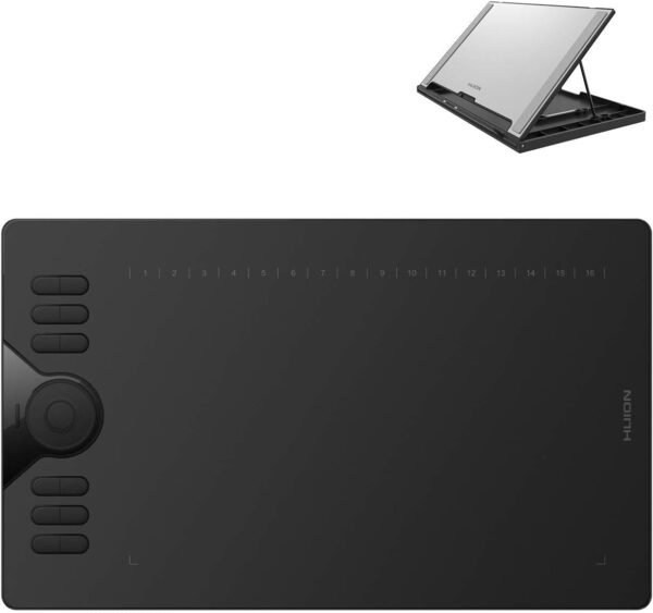 Huion HS610 Graphics Drawing Tablet Review with Adjustable Huion ST300 Stand