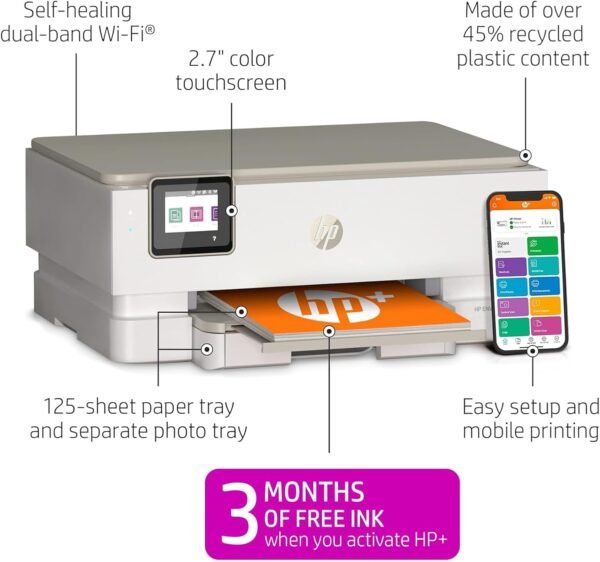 HP Envy Inspire 7255e Wireless Inkjet Printer Review High-Quality Prints and Easy Features