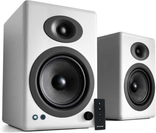 Audioengine A5+ Powered Bookshelf Speakers review Premium Sound for Music, Gaming, and Home Theater