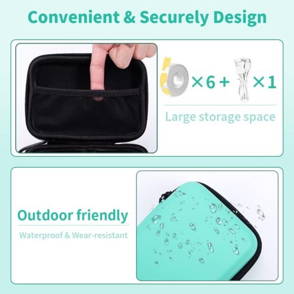 Phomemo D30 Label Maker Review Portable Bluetooth Printer with Case and Label Tape