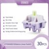 61yuoiwcLTL._AC_SL1500_ Review of EPOMAKER Wisteria Linear Mechanical Switches for Gaming Keyboards