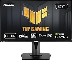 ASUS TUF Gaming VG279QM 27" Fast IPS Monitor Review 280Hz Performance and HDR Quality