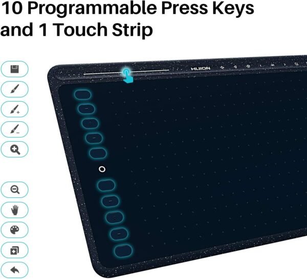 Review of HUION HS611 Graphics Drawing Tablet with Tilt Function and Multimedia Keys