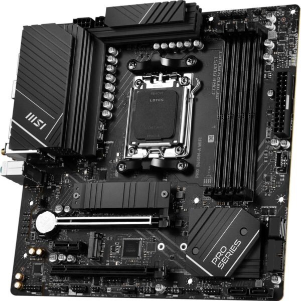 712dThyJUwL._AC_SL1200_ MSI PRO B650M-A WiFi Motherboard Review AMD Ryzen Performance and Features Explored