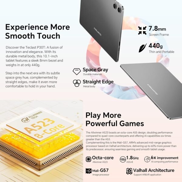 Comprehensive review of TECLAST P30T Android tablet with keyboard and accessories bundle