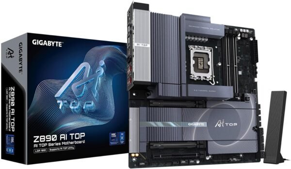 7180w4h1gVL._AC_SL1500_ GIGABYTE Z890 AI TOP motherboard review DDR5 performance and Intel Core Ultra compatibility