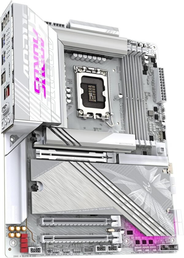 719hHPILGjL._AC_SL1500_ GIGABYTE Z890 AORUS Elite X ICE Motherboard Review DDR5 Performance and Features Explained