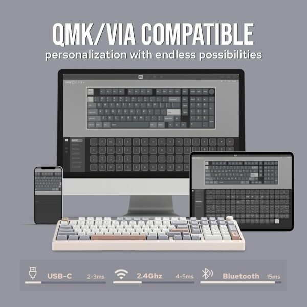 Review of EPOMAKER Galaxy100 Wireless Gaming Keyboard with Aluminum Shell and RGB Backlit