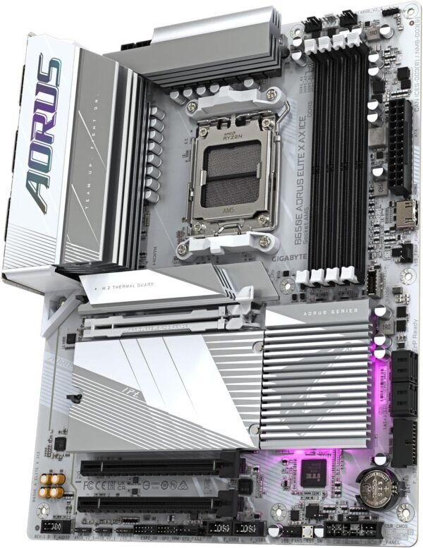 71ApTV2haYL._AC_SL1500_ GIGABYTE B650E AORUS Elite X AX ICE motherboard review DDR5 and PCIe 5.0