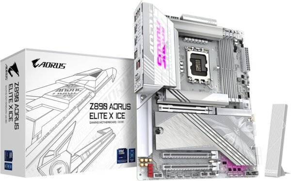 71QKHbhC2sL._AC_SL1500_ GIGABYTE Z890 AORUS Elite X ICE Motherboard Review DDR5 Performance and Features Explained