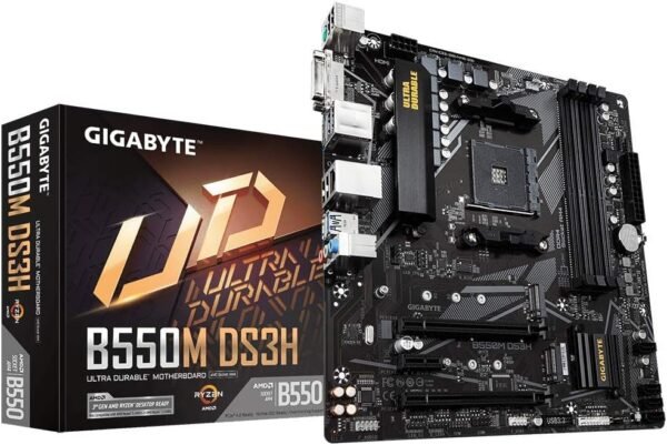 71Upd6pqalL._AC_SL1000_ GIGABYTE B550M DS3H motherboard review balancing performance, features, and value for PC builders