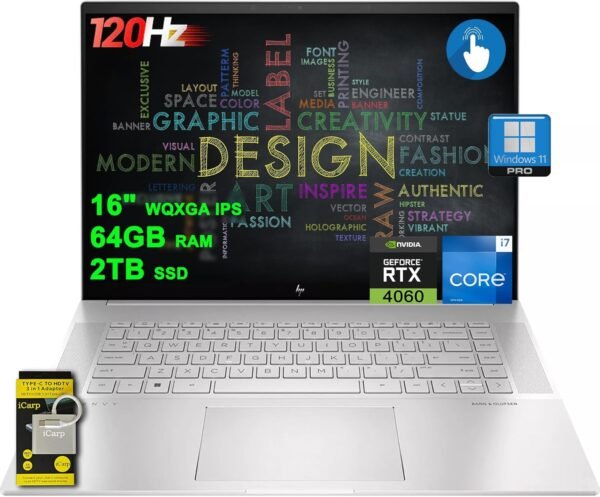 71V3pS7DQiL._AC_SL1500_ HP Envy 16 review Powerful Creator Laptop with i7-13700H and RTX 4060
