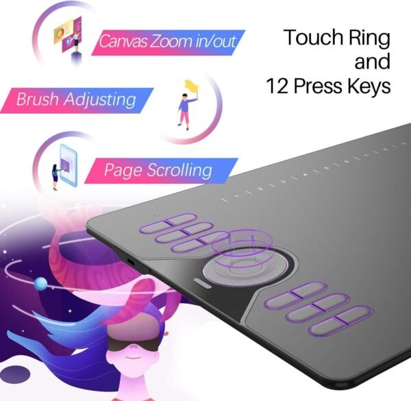 Huion HS610 Graphics Drawing Tablet Review with Adjustable Huion ST300 Stand