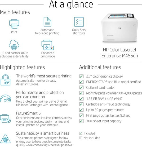 HP LaserJet Enterprise M455dn review is this the best color laser printer?