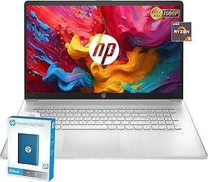 71jjz1Q9ML._AC_SY300_SX300_ HP 17 Inch Laptop Review AMD Ryzen 5 Performance and FHD Display Insights