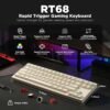 71l8wt316iL._AC_SL1500_ YUNZII RT68 Gaming Keyboard Review Ultra-Fast Magnetic Switches with Customizable Actuation