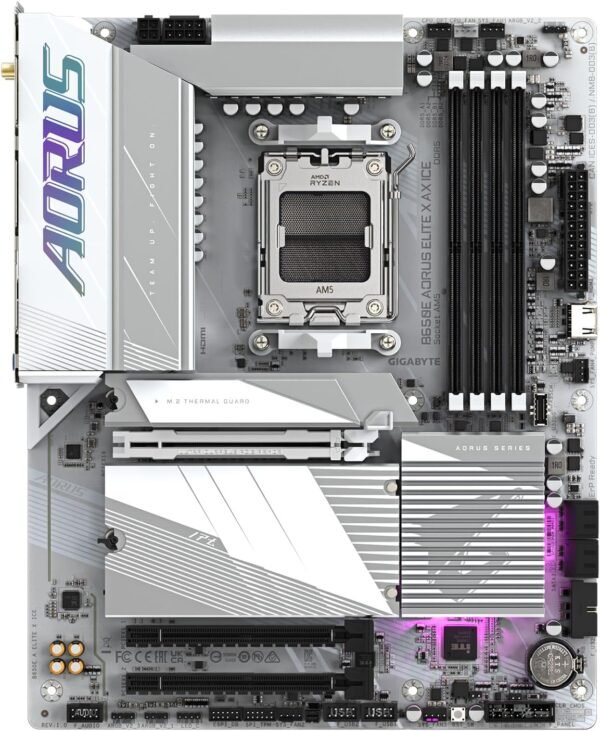 71lonZJ5saL._AC_SL1500_ GIGABYTE B650E AORUS Elite X AX ICE motherboard review DDR5 and PCIe 5.0