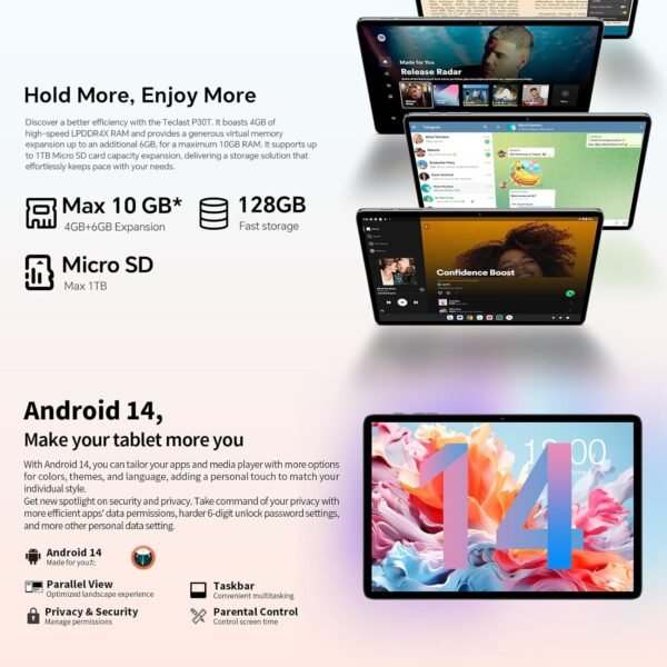 Comprehensive review of TECLAST P30T Android tablet with keyboard and accessories bundle