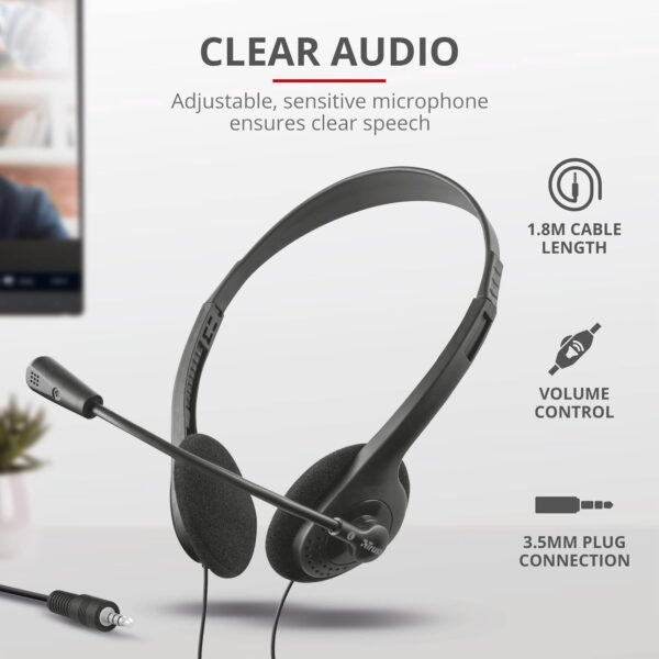Trust Primo Chat Headset Review Lightweight and Affordable Audio Solution for PC and Laptop