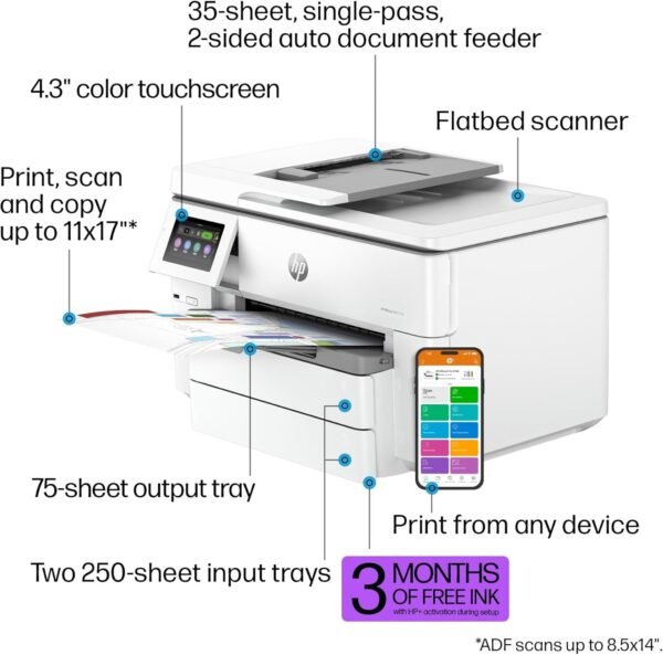 HP OfficeJet Pro 9730e review Wide-Format Wireless Printer Ideal for Office Use