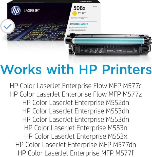 HP 508X Yellow High-Yield Toner Cartridge Review for LaserJet Enterprise Printers