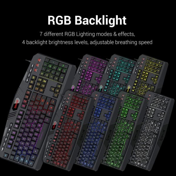 81A55wOnGqL._AC_SL1500_ Redragon S101 Gaming Keyboard and Mouse Combo Review Best Budget RGB Setup