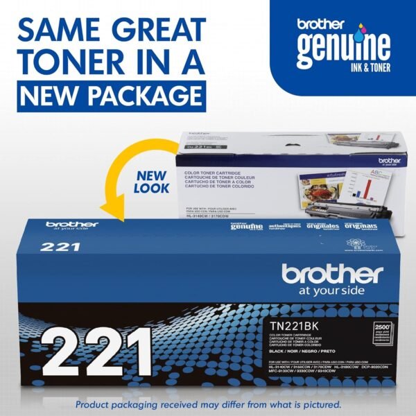 Brother TN221BK Toner Cartridge Review High-Yield Black Toner for Reliable Printing
