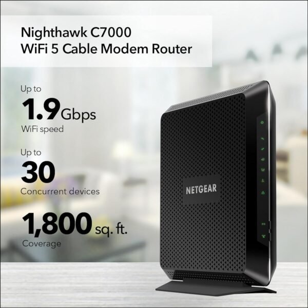 NETGEAR Nighthawk C7000 Modem Router Combo review for top cable internet providers