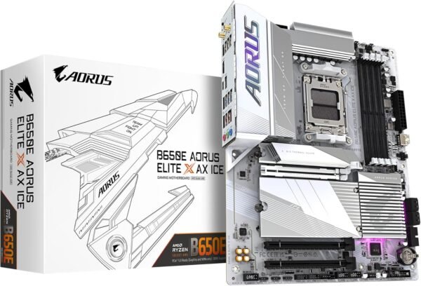 81ZUGCWLJlL._AC_SL1500_ GIGABYTE B650E AORUS Elite X AX ICE motherboard review DDR5 and PCIe 5.0