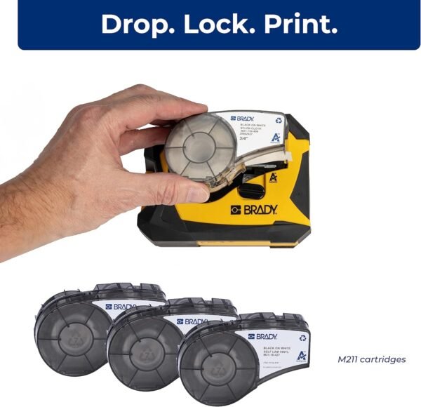 81ZwBSYTpHL._AC_SL1500_ Brady M211 Portable Label Printer Review Compact Design and Bluetooth Efficiency