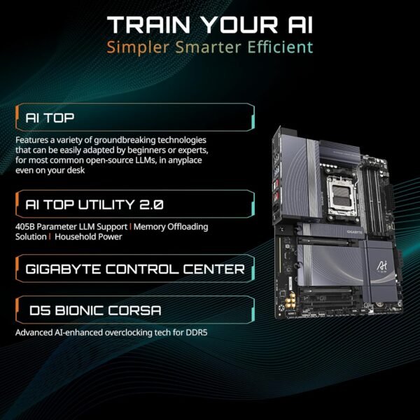 81eWcoHSX9L._AC_SL1500_ Review of the GIGABYTE B850 AI TOP AMD AM5 Motherboard with DDR5 features