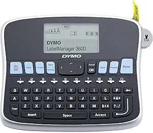 81k4EJJ-8pL.__AC_SX300_SY300_QL70_FMwebp_ DYMO LabelManager 360D Review Portable Rechargeable Label Maker for Home and Office Use
