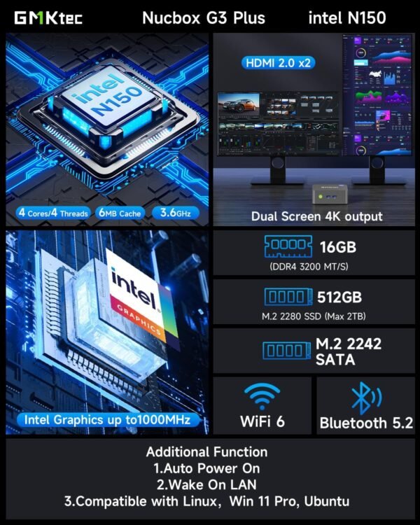 81su96mYfNL._AC_SL1500_ Review of GMKtec G3 Plus Mini PC with 16GB RAM and 512GB SSD