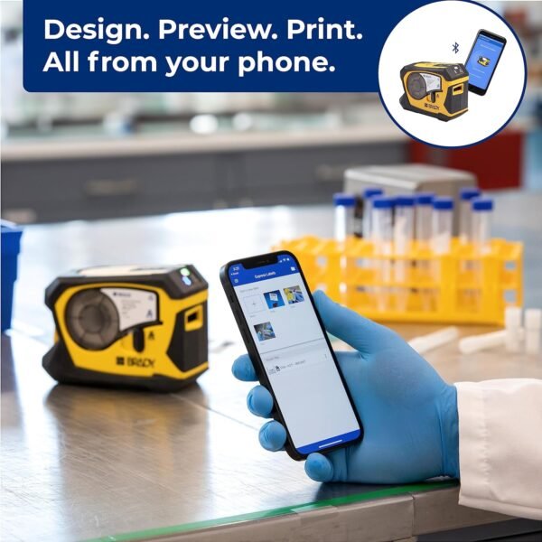 912FNDB48cL._AC_SL1500_ Brady M211 Portable Label Printer Review Compact Design and Bluetooth Efficiency