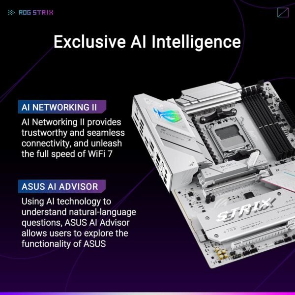 91C5GcMfqML._AC_SL1500_ ASUS ROG Strix B850-A Gaming WiFi motherboard review powerful performance and AI features